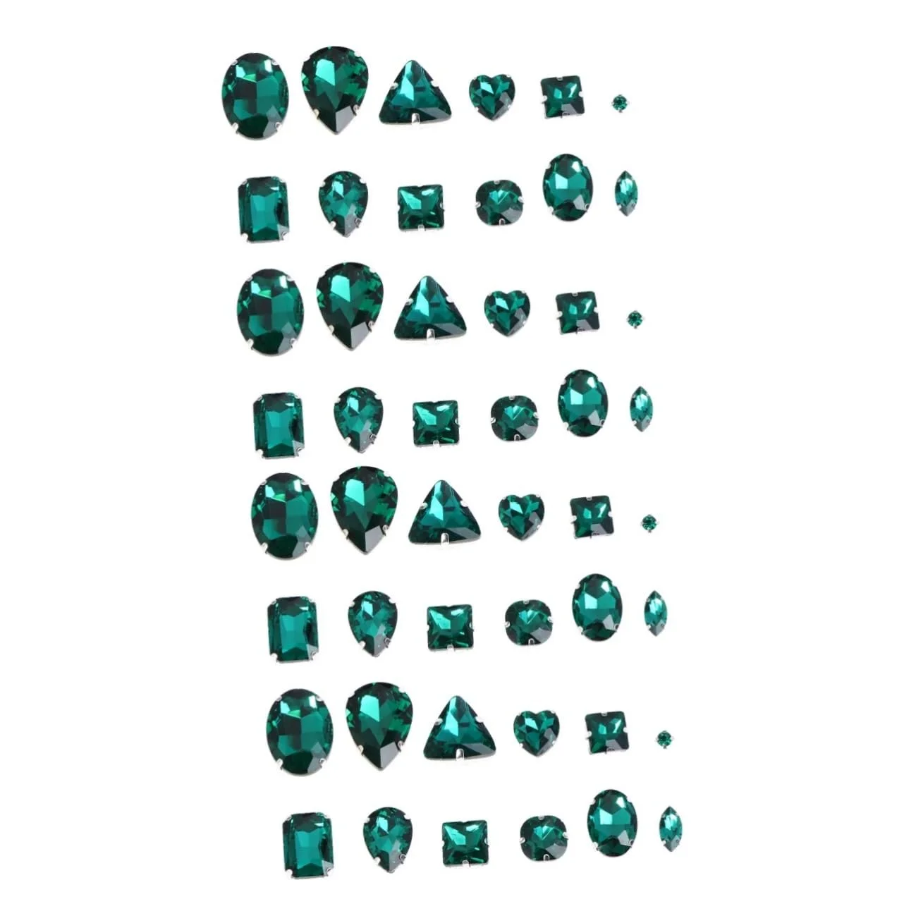 Стрази Крапля Tofficu 100 шт. Кристал для одягу, фото №1