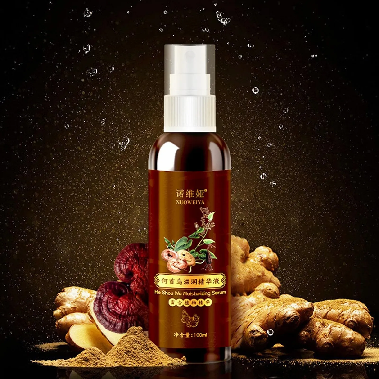 Олія для росту волосся Pologmase He Shou Wu - 100 мл есенція проти витончення волосся, фото №9 Олія для росту волосся Pologmase He Shou Wu - 100 мл есенція проти витончення волосся, фото №9