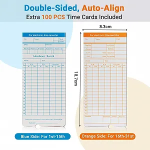 Електронний годинник обліку робочого часу Tera Time Recorder White synthetic.ua - Фото 1