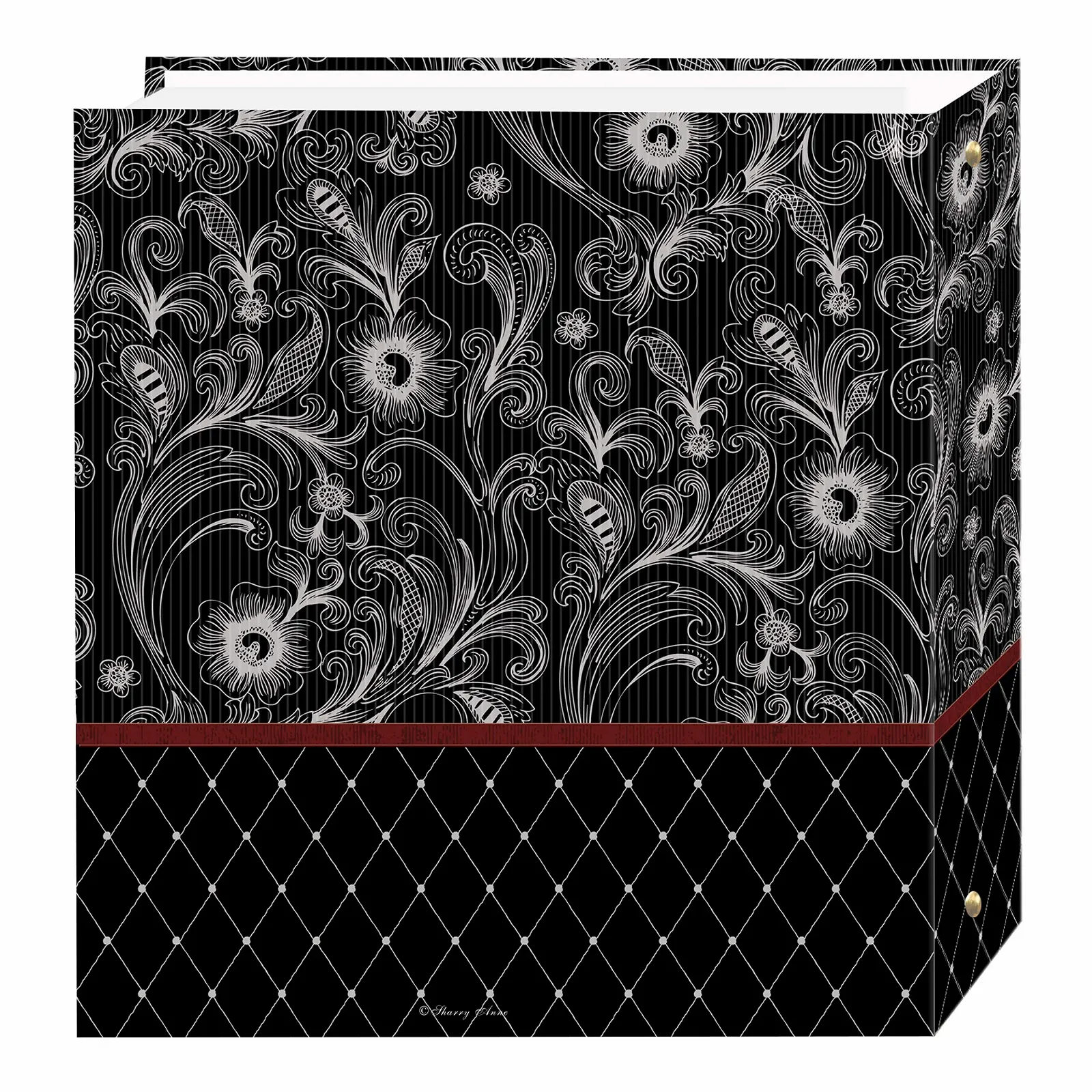 Фотоальбом Pioneer Magnetic TR-100D/PE, 3 кольца, 100 страниц, дизайн Pewter Etchings, фото №2