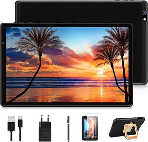 Купить Планшет 10.1" Aocwei X500 4/64Gb 8 ядер Android 12 8000 mAh Черный - Фото 1 Планшет 10.1" Aocwei X500 4/64Gb 8 ядер Android 12 8000 mAh Черный - Фото 1