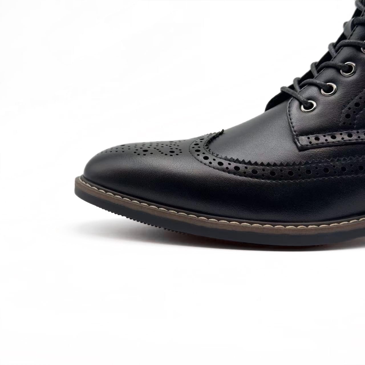 Чоловічі черевики Броги Класичні Оксфорди на шнурівці, фото №7