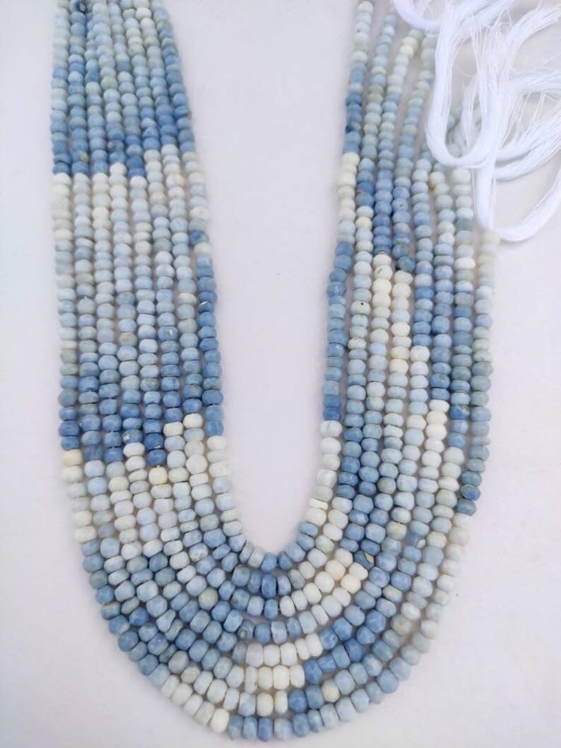 Бусины из натурального драгоценного камня, ограненные, круглые, 4-4.5 мм, нить длиной 33 см бусин для ожерелья, браслета, фото №4