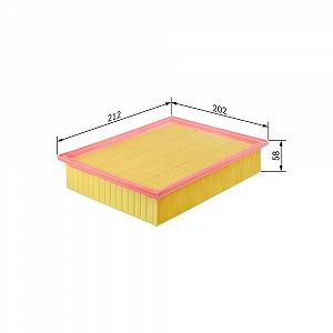 Воздушный фильтр BOSCH F 026 400 057 для ALFA ROMEO FIAT OPEL VAUXHALL - Фото 1