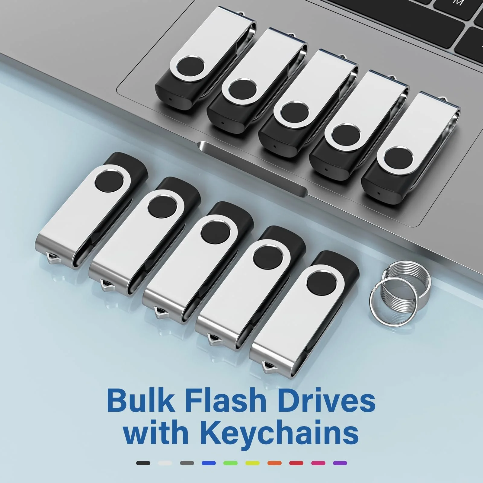 USB-накопичувач 8 ГБ USB 2.0 20 шт. Black, фото №6 USB-накопичувач 8 ГБ USB 2.0 20 шт. Black, фото №6