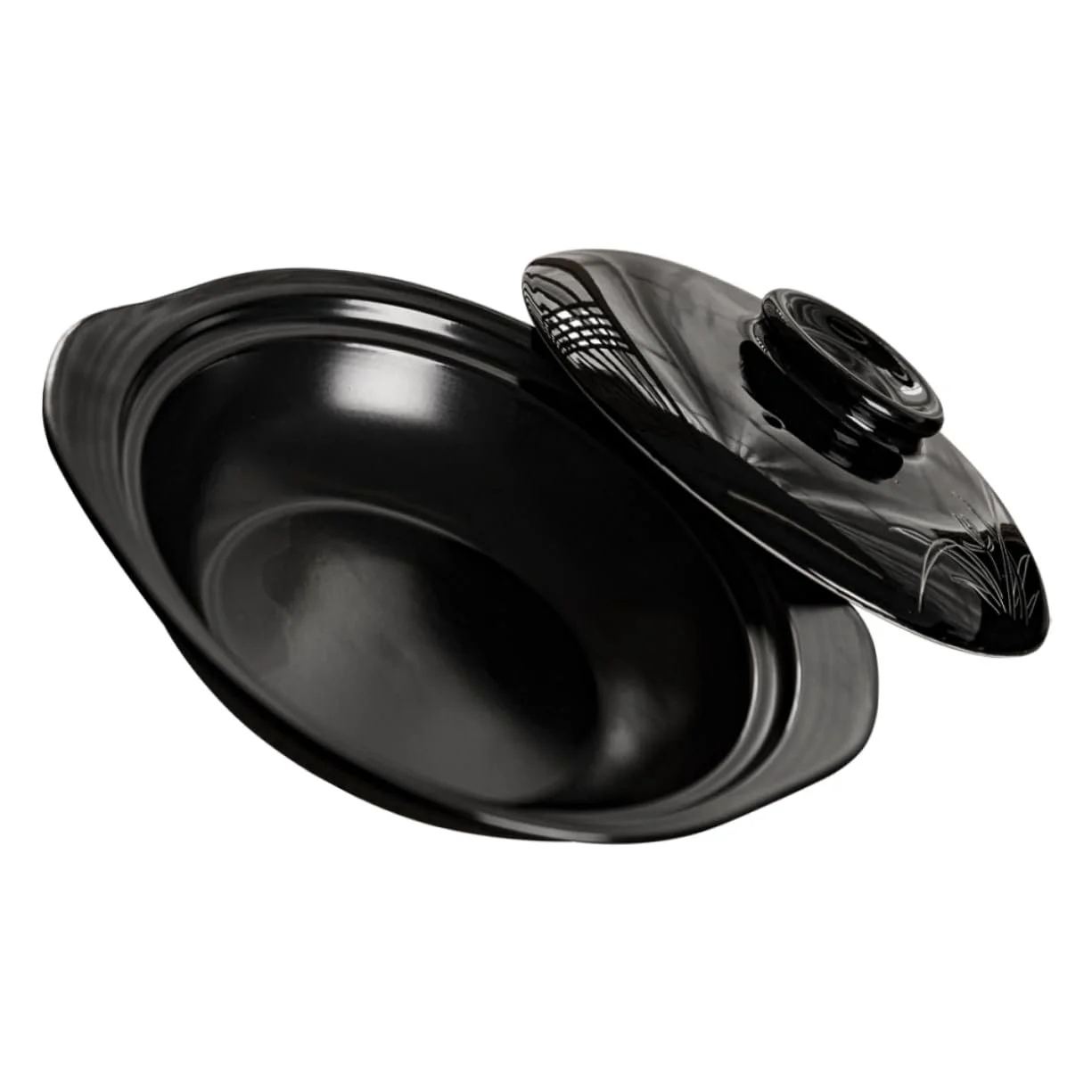 Сотейник Терракотовый С крышкой Жаропрочный для тушения, фото №1