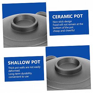 Горщик для запікання Gatuida 18 см керамічний антипригарний термостійкий synthetic.ua - Фото 1