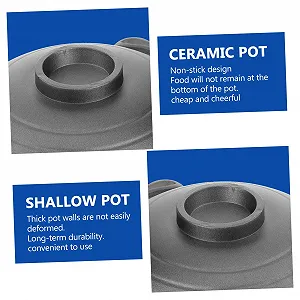 Горщик для запікання Gatuida 18 см керамічний антипригарний термостійкий synthetic.ua - Фото 1