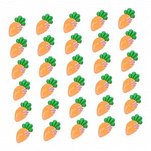 Украшения для ногтей Healeved 30 шт., Цветы, Овощи, Мультяшные украшения, Карикатурные аппликации - Фото 1