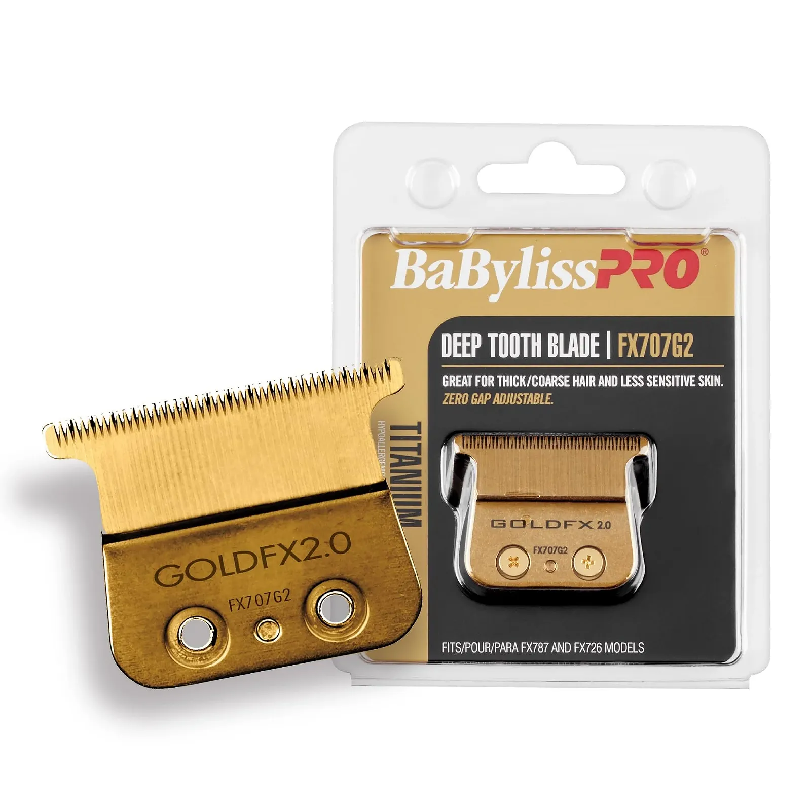 Сменное лезвие для триммера BaBylissPRO Barberology FX707G2 Золотистое, фото №1 Сменное лезвие для триммера BaBylissPRO Barberology FX707G2 Золотистое, фото №1