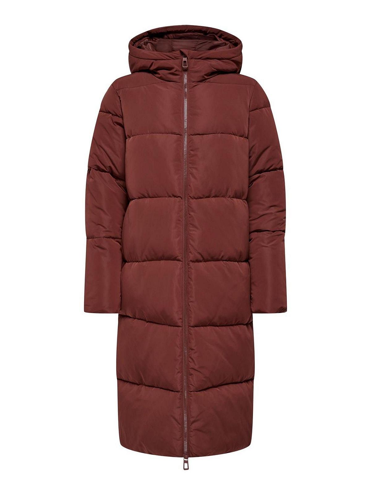 Жіноче стьобане пальто ONLY Onlabbie Puffer Coat OTW, Fired Brick, фото №1