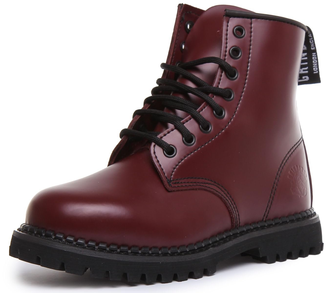 Черевики Grinders Cedric CS Derby 8-Hole Cherry, фото №6