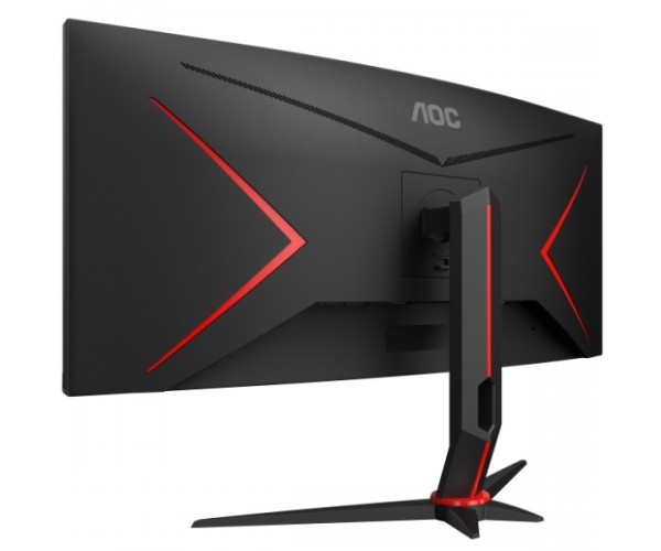 TFT 34" AOC CU34G2XP WQHD VA 180Гц 1мс вигнутий HDMIx2 DPx2 USB колонки чорний, фото №7