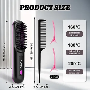 Щітка-випрямляч Ka-bellos 2026 Wireless 160 °C - 200 °C LED 3 температурні режими synthetic.ua - Фото 1