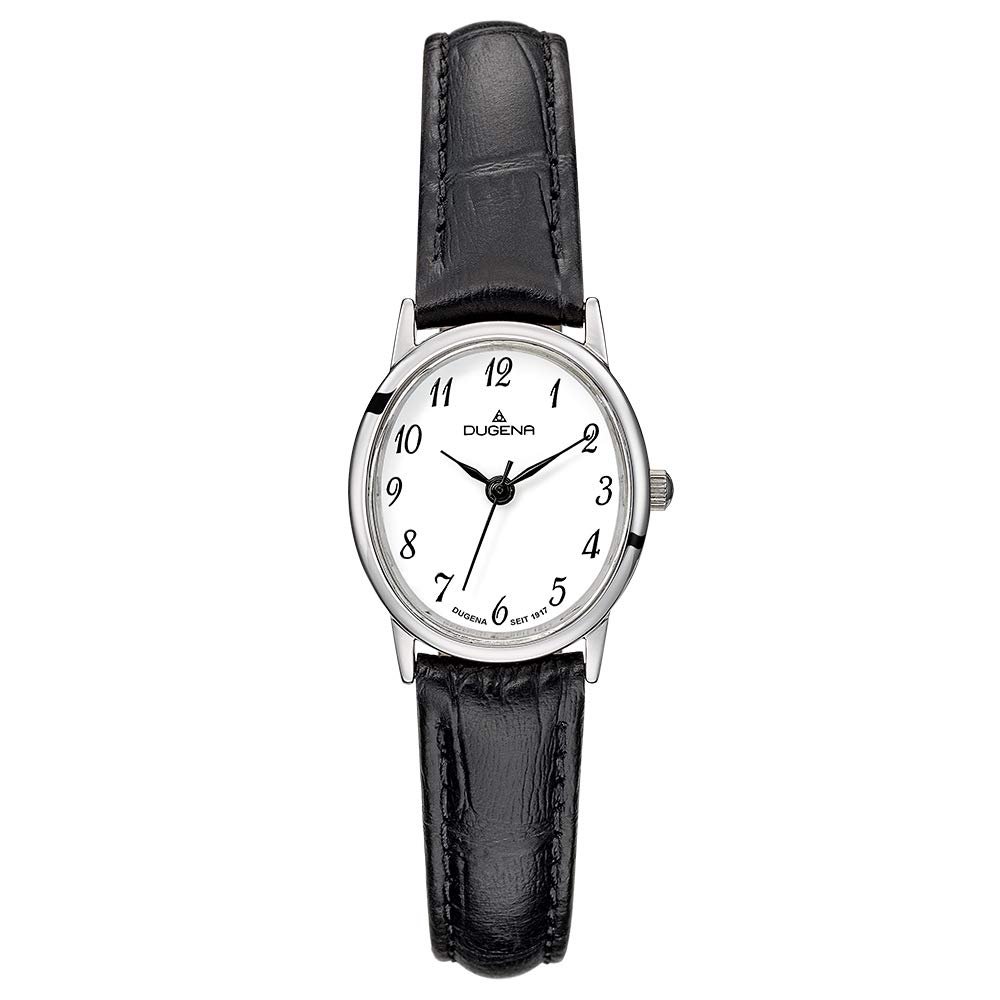 Винтажные Женские Кварцевые Часы Dugena, Корпус из нержавеющей стали, Минеральное стекло, Кожаный ремешок, Застежка-пряжка, 3 Bar, фото №1 Винтажные Женские Кварцевые Часы Dugena, Корпус из нержавеющей стали, Минеральное стекло, Кожаный ремешок, Застежка-пряжка, 3 Bar, фото №1