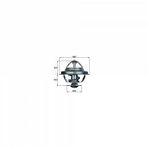 Термостат системы охлаждения MAHLE BEHR TX 27 71D для BMW - Фото 1