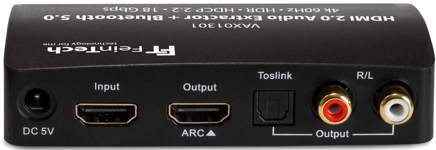 Экстрактор аудио FeinTech VAX01301 HDMI Черный, фото №2 Экстрактор аудио FeinTech VAX01301 HDMI Черный, фото №2