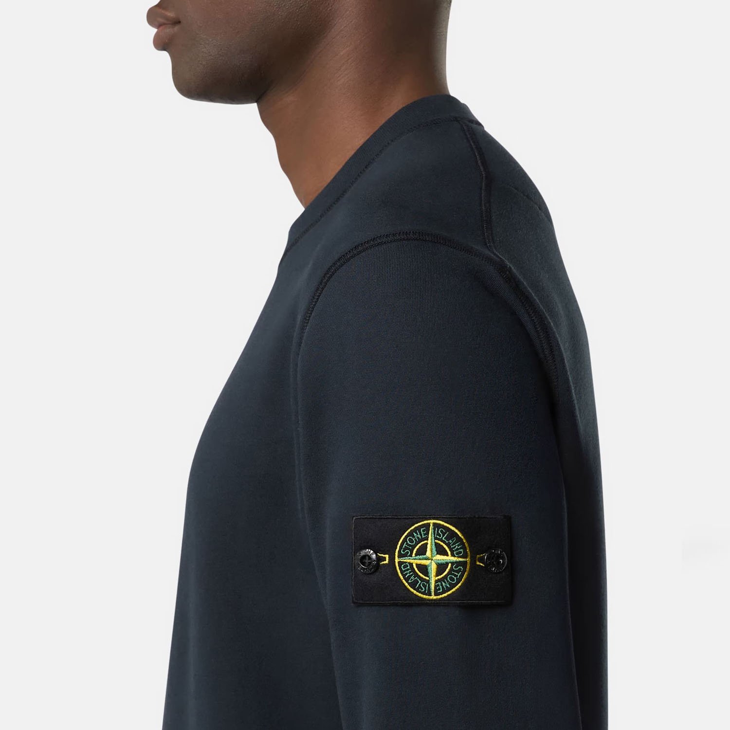 Джемпер Stone Island Felpa Cotton Fleece navy L, фото №4