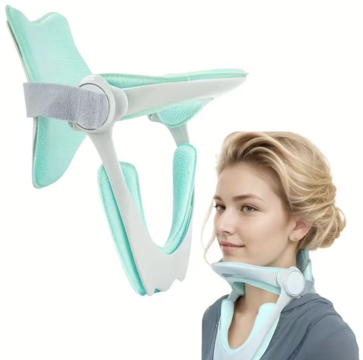 Фіксуючий шийний корсет-бандаж універсальний Premium 1 шт Сірий, фото №1 Фіксуючий шийний корсет-бандаж універсальний Premium 1 шт Сірий, фото №1