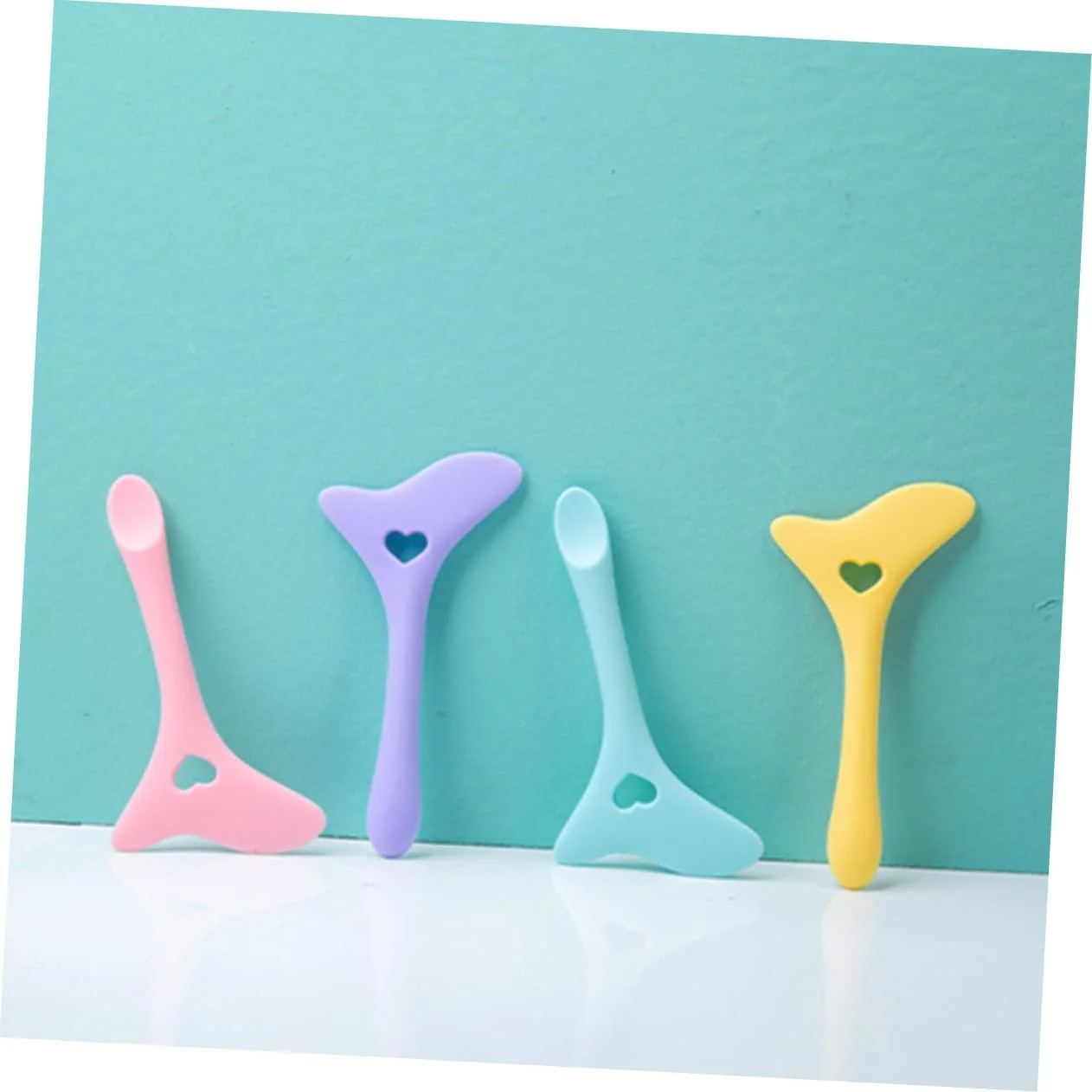 Силиконовый аппликатор для макияжа 2 шт Розовый, фото №5