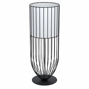 Настольная лампа EGLO Nosino сталь текстиль черно-белая 58 см - Фото 1