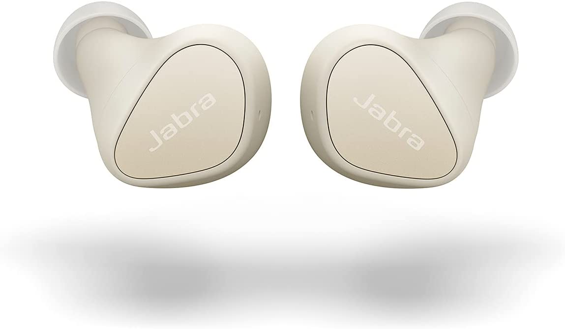 Бездротові навушники Jabra Elite 3 / Bluetooth 5.2 / Активне шумозаглушення / ANC / ENC / Вологозахист IP55 / Швидка зарядка / До 28 годин роботи від кейсу / Бежеві (100-91410703-98), фото №1
