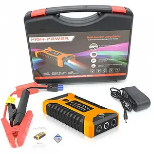 Пускозарядное автомобильное устройство Jumpstarter 27JX 12В/2А с аккумулятором на 99800mAh и фонарём ANS К цена на synthetic.ua - Фото 1 Пускозарядное автомобильное устройство Jumpstarter 27JX 12В/2А с аккумулятором на 99800mAh и фонарём ANS К synthetic.ua - Фото 1