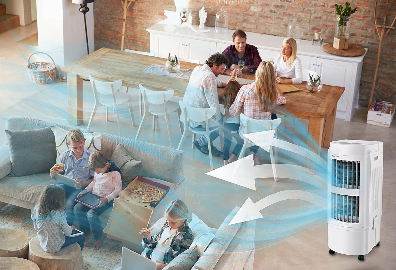 Охолоджувач повітря Sichler Haushaltsgeräte 3-в-1 20 л 100 Вт, фото №5