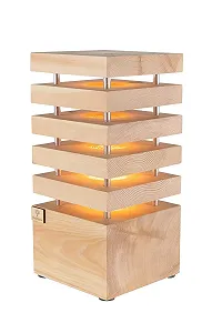 Настільна лампа HolzGlanz 14 x 14 x 30 см LED Pine Wood - Фото 1