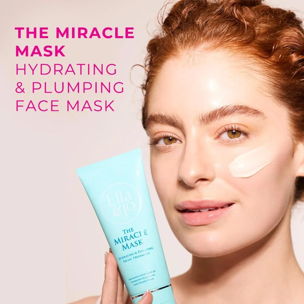 Маска для обличчя Ella and Jo Miracle Hydrating, гіалуронова кислота + вітамін Е + ніацинамід + сквален, для живлення, фото №2