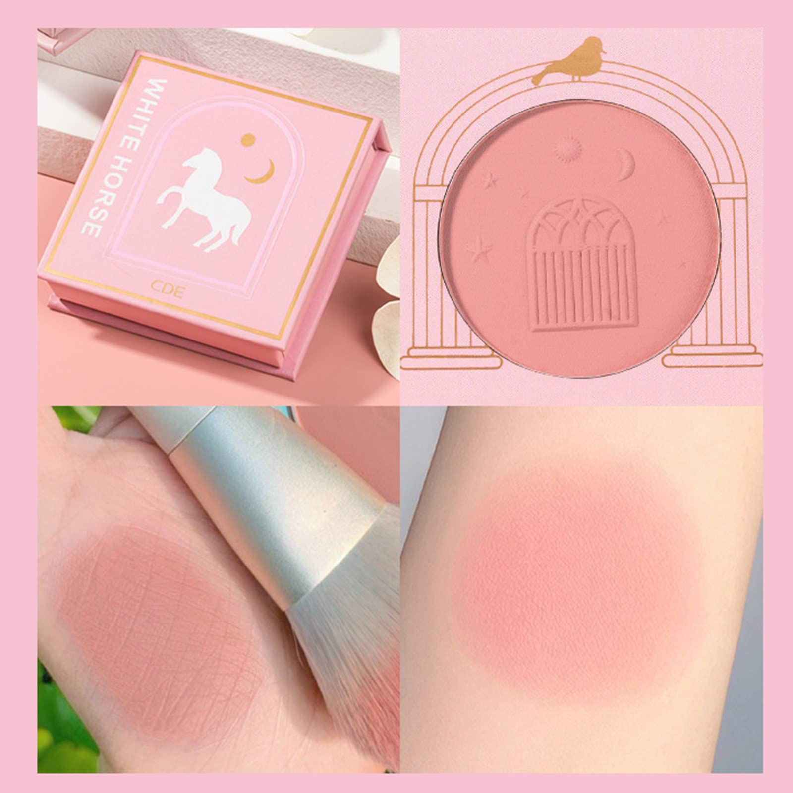 Рум'яна Matte Powder Blush Яскраві, фото №3