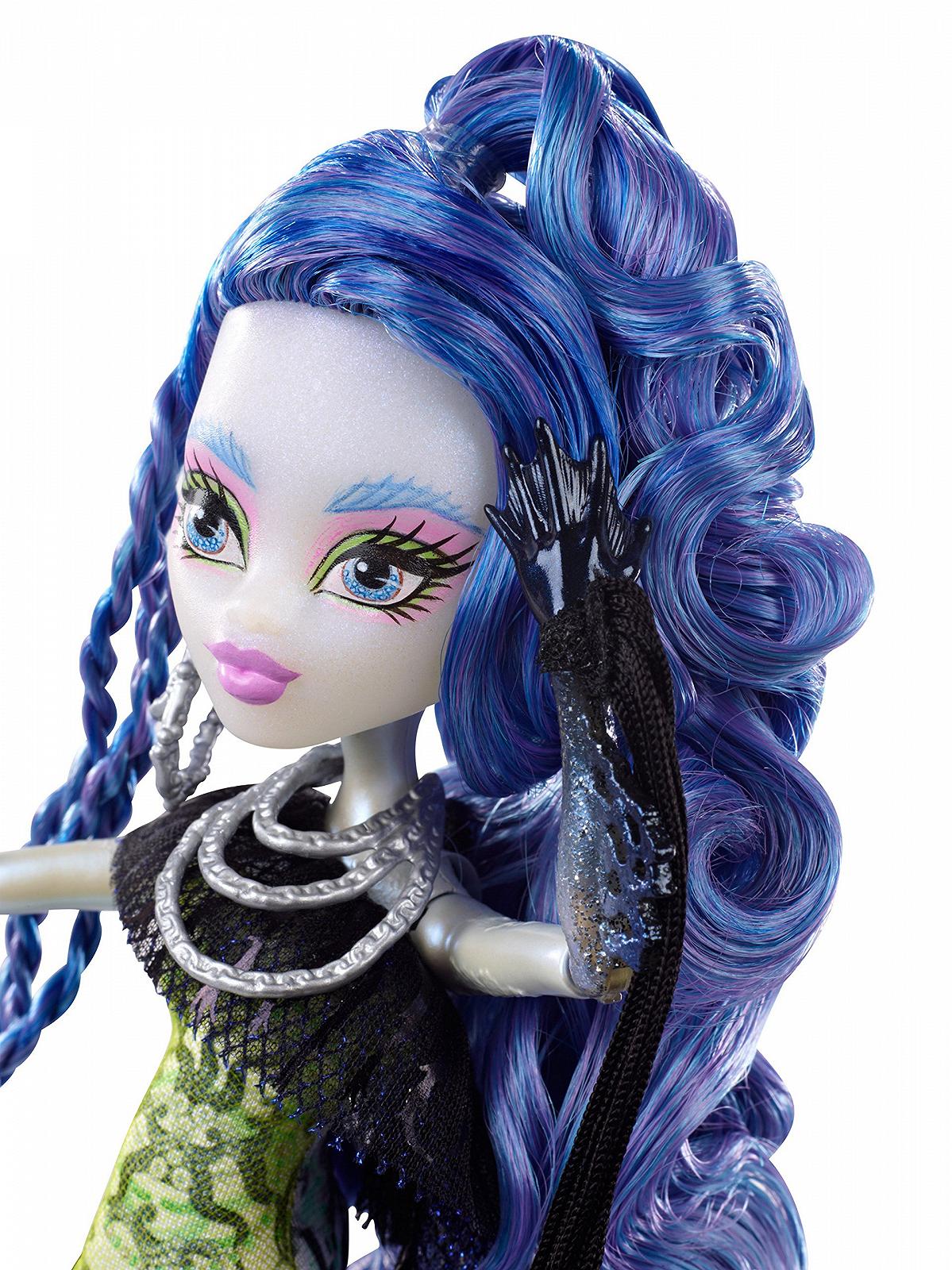 Лялька Monster High BJR42 Freaky Fusion Sirena Von Boo Hybrid, фото №7