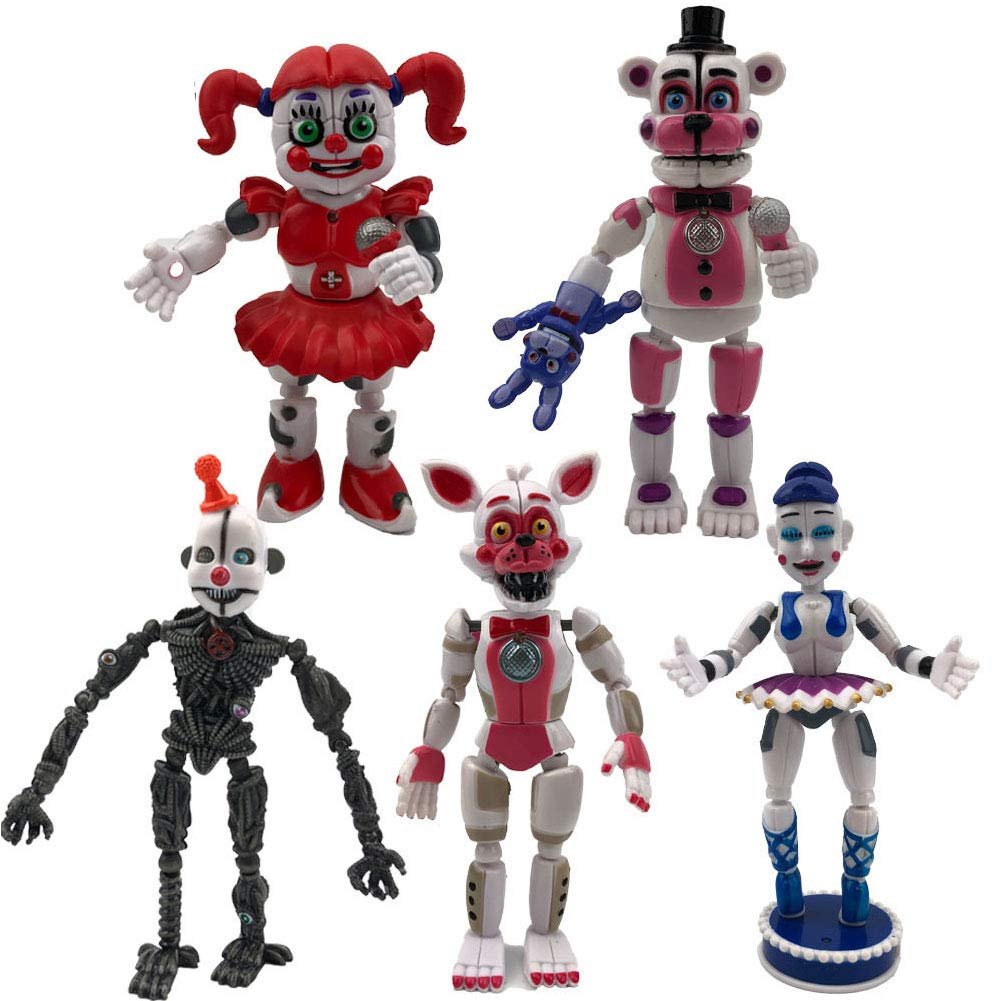 Ігрова фігурка Xinchangda FNAF Five Nights at Freddy's Детachable Luminous Freddy Foxy Sister Location Horror Statue, фото №1