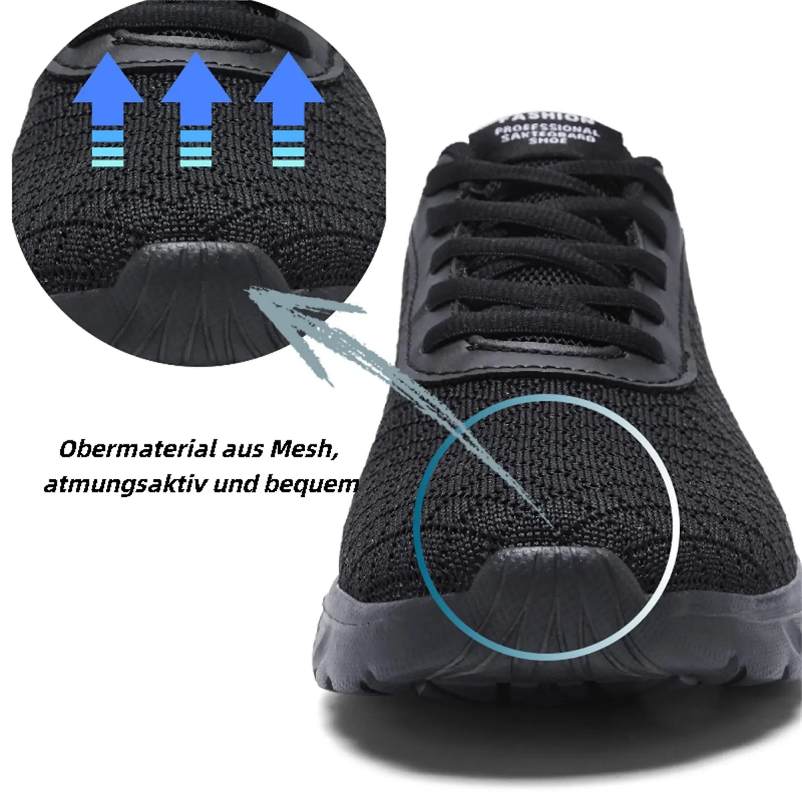 Кросівки TIANZEBEN Чоловічі Спортивні Легкі Дихаючі, фото №3 Кросівки TIANZEBEN Чоловічі Спортивні Легкі Дихаючі, фото №3