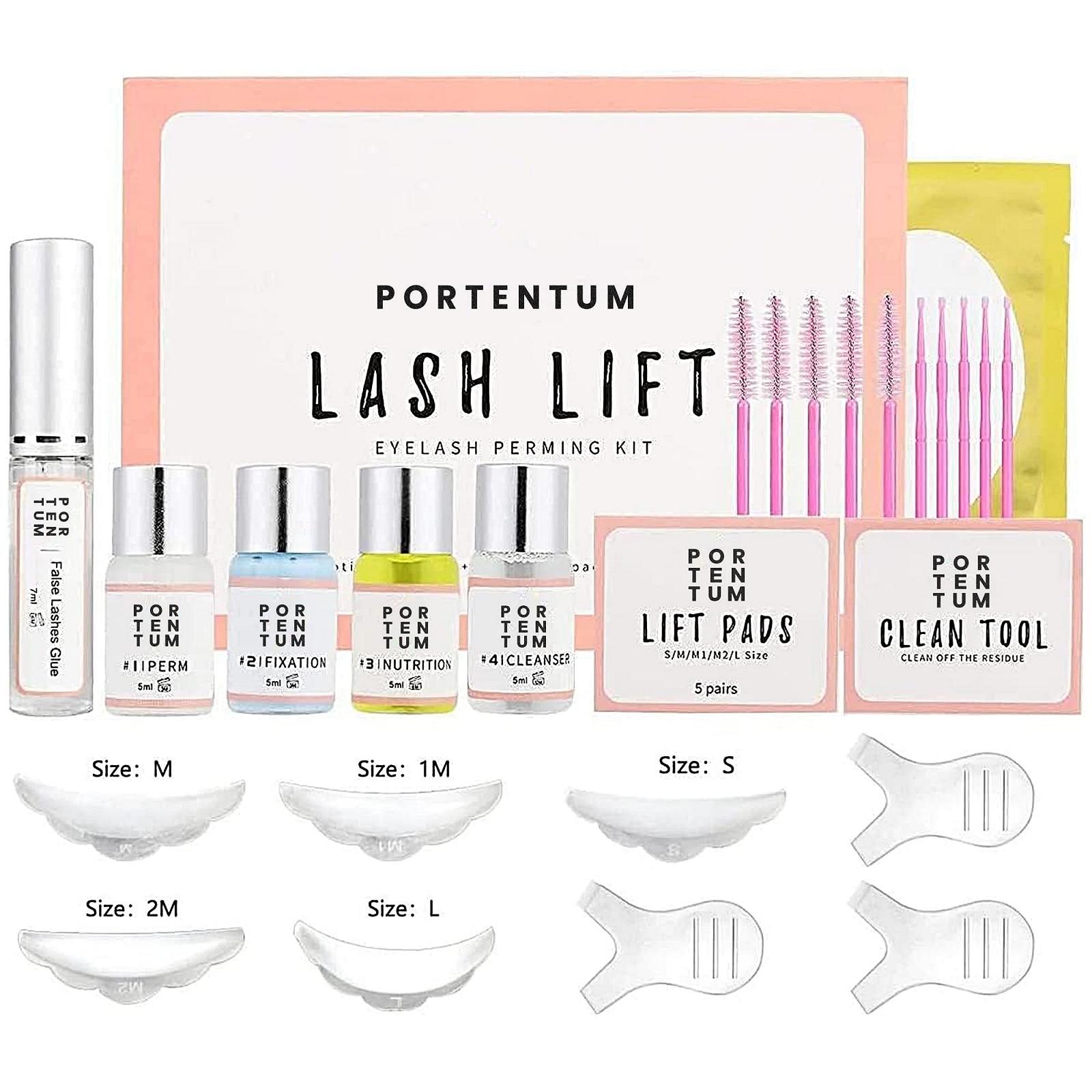 Набір PORTENTUM Eyelash Lifting Set Професійний Напівперманентний Білий Індивідуальний, фото №1