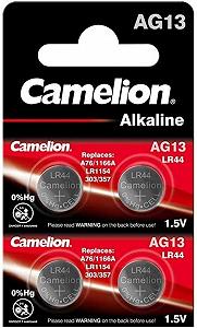 Купити Батарейки Camelion AG13 LR44 4 шт (AG13-BP10) - Фото 1 Батарейки Camelion AG13 LR44 4 шт (AG13-BP10) - Фото 1