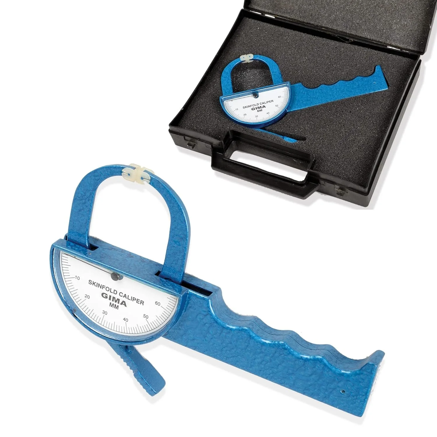 Механічний плікометр GIMA FAT-2 / 67 мм / Алюміній / Синій, фото №1 Механічний плікометр GIMA FAT-2 / 67 мм / Алюміній / Синій, фото №1
