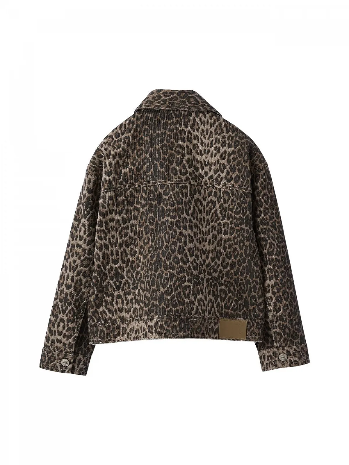 Куртка JONEN Леопардовий принт Oversized для дівчат, фото №2 Куртка JONEN Леопардовий принт Oversized для дівчат, фото №2