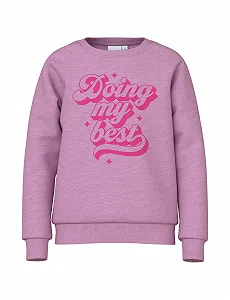 Толстовка NAME IT Nkfveda LS Sweat Unb для девочек - Фото 1