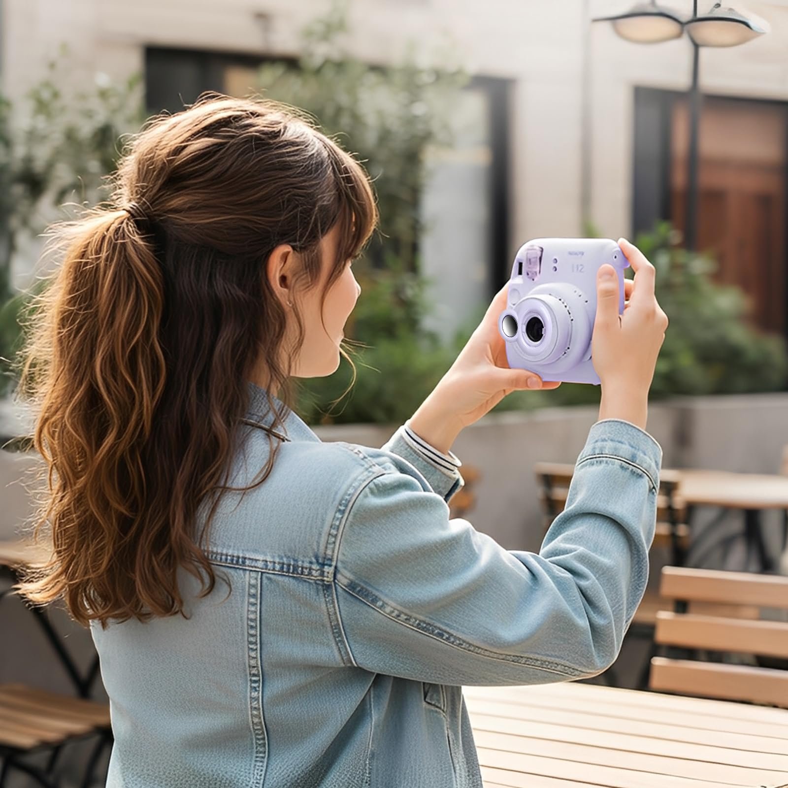 Зеркало для селфи для Fujifilm Instax Mini 12 Lightweight Purple, фото №3