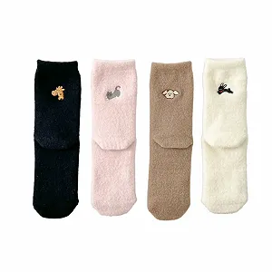 Купити Пухнасті шкарпетки Жіночі, 4 пари - Фото 1 Пухнасті шкарпетки Жіночі, 4 пари - Фото 1