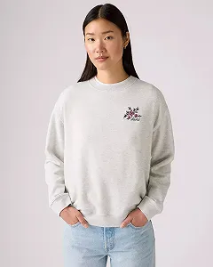 Жіночий світшот LEVIS GR EVERYDAY CREW SOFT Hibiscus - XXS - Фото 1