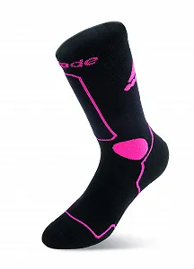 Носки для роликов Rollerblade SKATE SOCKS W Черный/Розовый - Фото 1