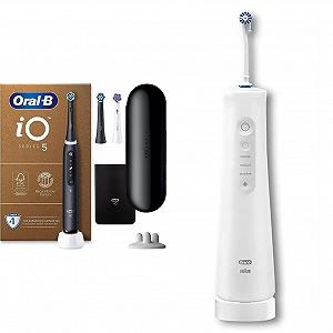 Электрическая зубная щетка Oral-B iO Series 5 Plus Edition & Беспроводной ирригатор AquaCare 6, 3 сменные насадки, межзубной очиститель - Фото 1