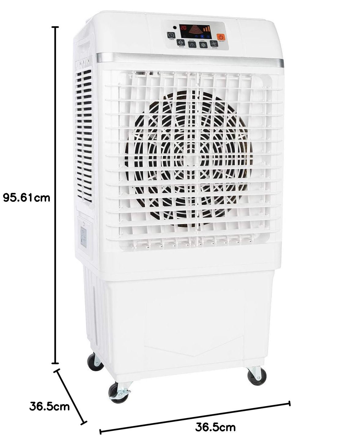 Мобільний охолоджувач повітря та зволожувач Sichler Haushaltsgeräte LW-620 2-в-1 26 л 100 Вт 25 м² з іонізатором, фото №10