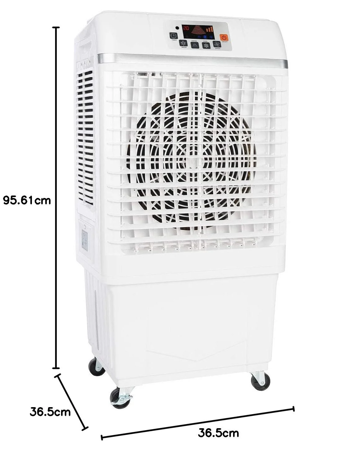 Мобильный охладитель воздуха и увлажнитель Sichler Haushaltsgeräte LW-620 2-в-1 26 л 100 Вт 25 м² с ионизатором, фото №10