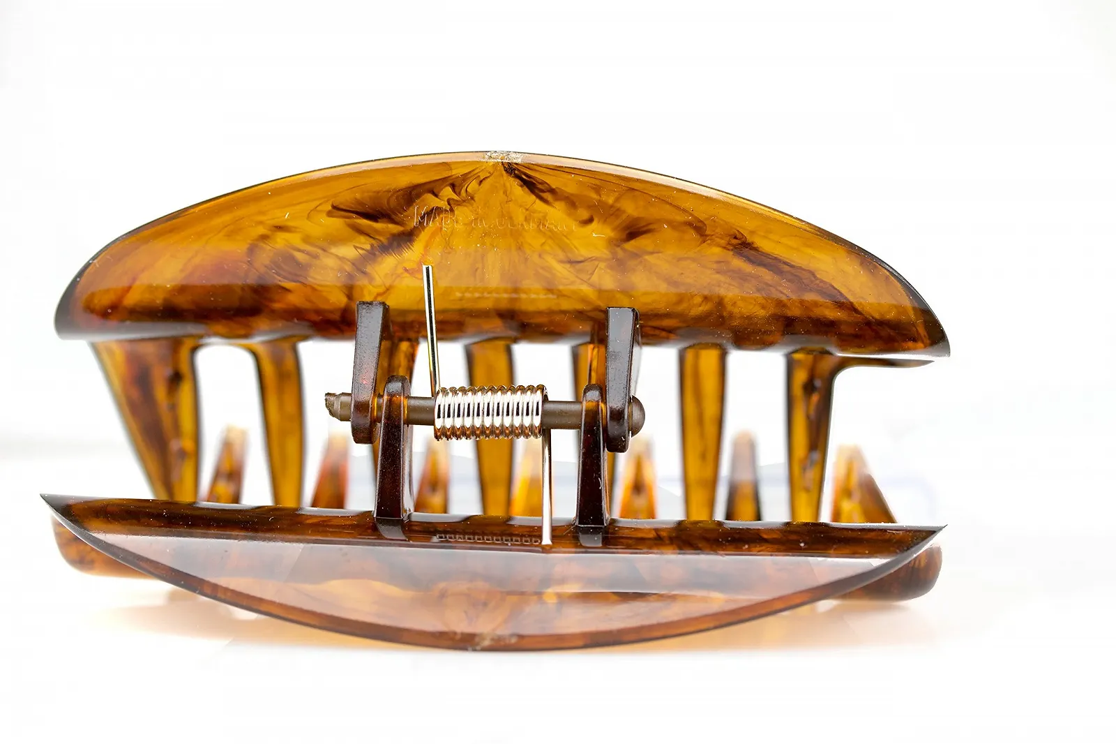 Заколка для волос большая с закрытыми сторонами WeLoveBeads Havana M709, 10 см, фото №2