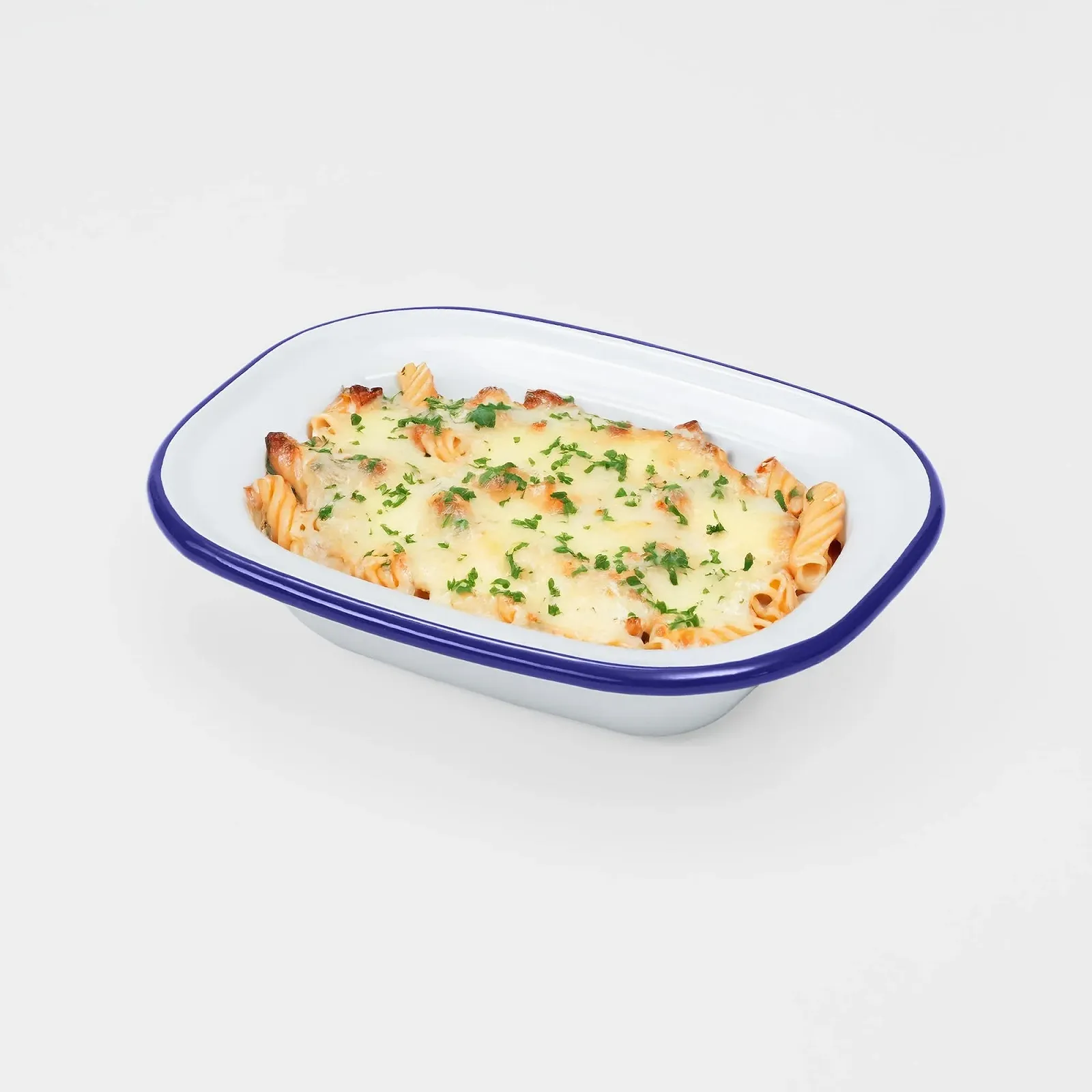 Форма для запікання Winsome емальована прямокутна 24 x 18 x 5.5 см біла, фото №1