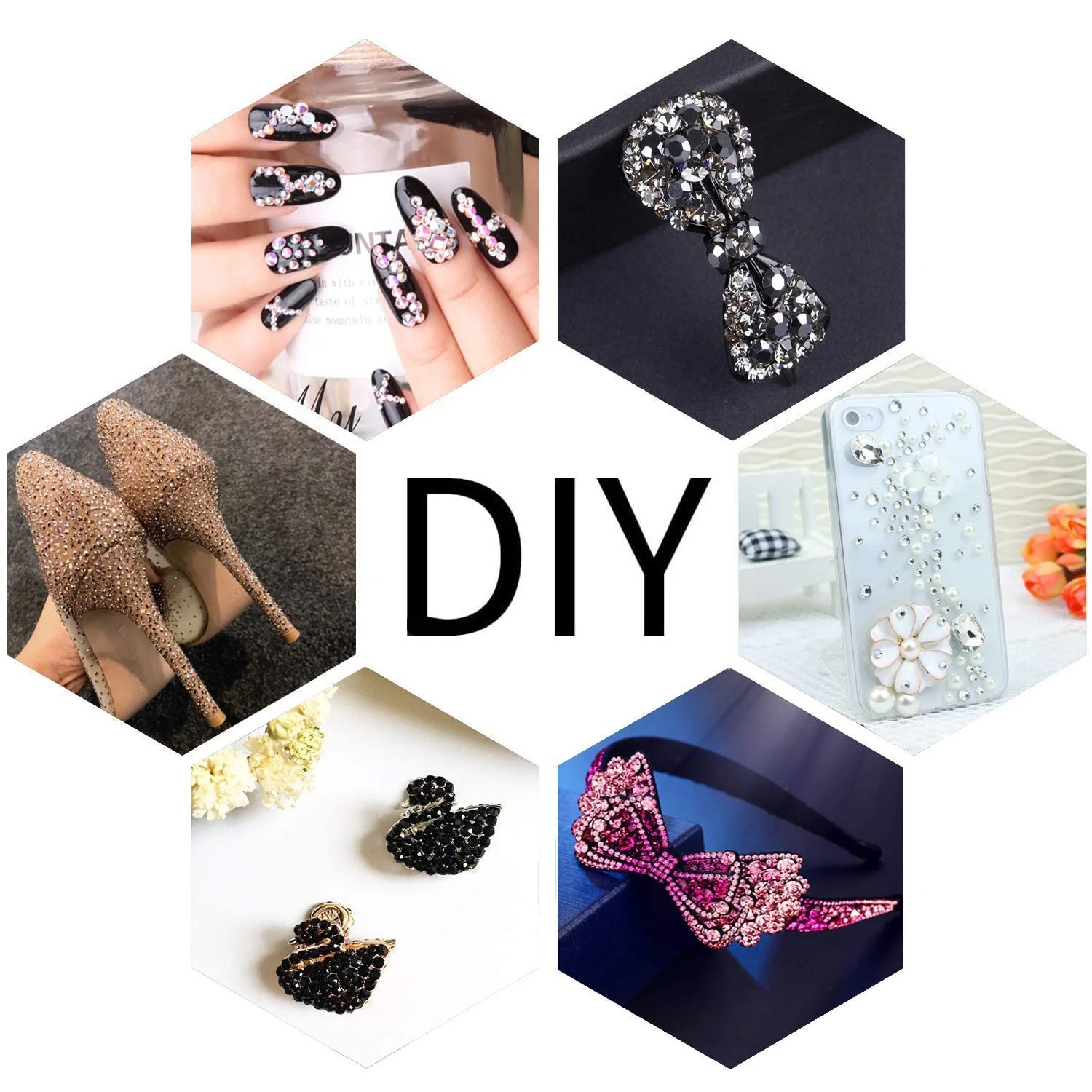 Стразы Круглые LPBeads Blue Volcano и Green Volcano, 6000 шт, 6 размеров, фото №6