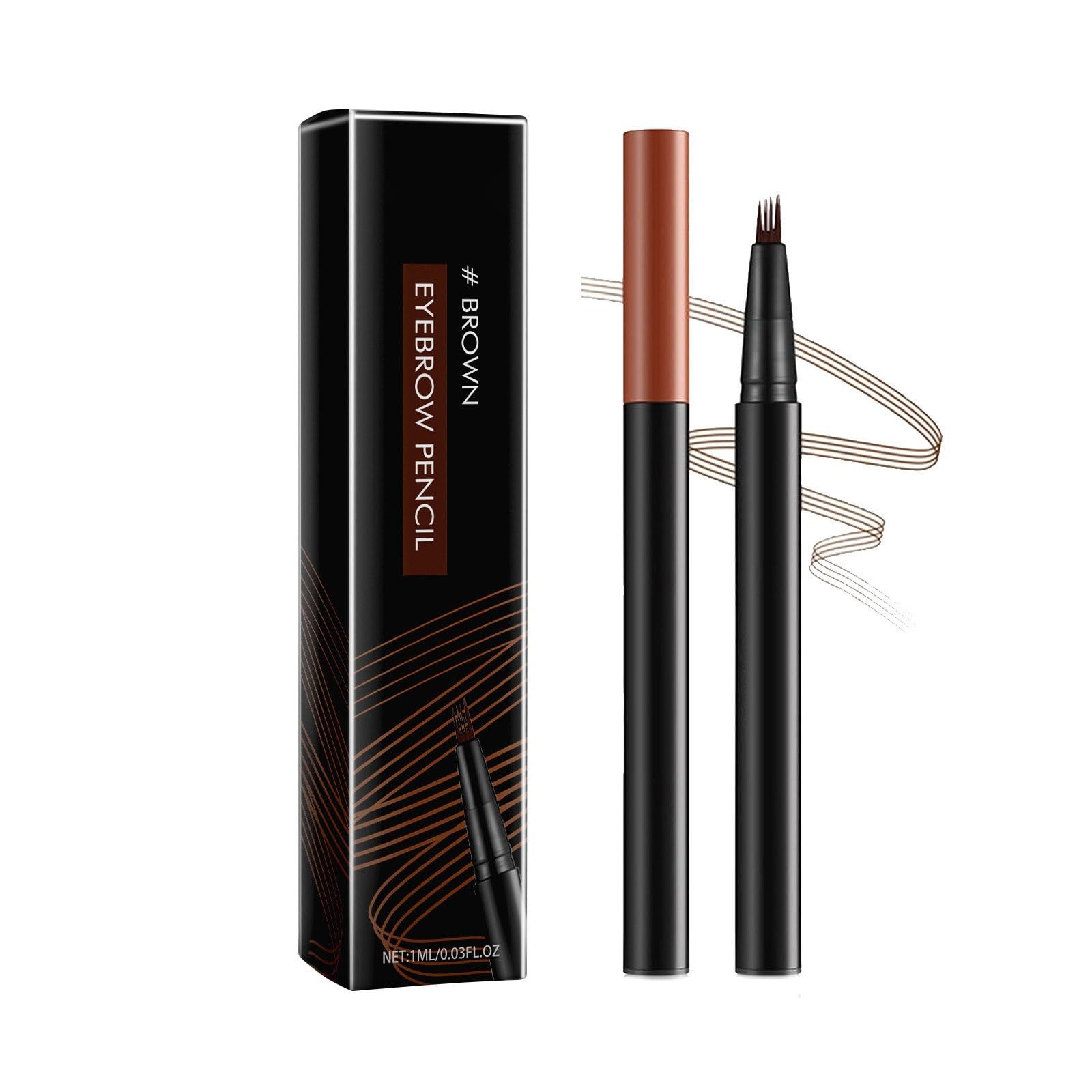 Гель для бровей Прозрачный Карандаш для бровей Микроблейдинг Натуральный макияж Воск Брови Коричневый, фото №2